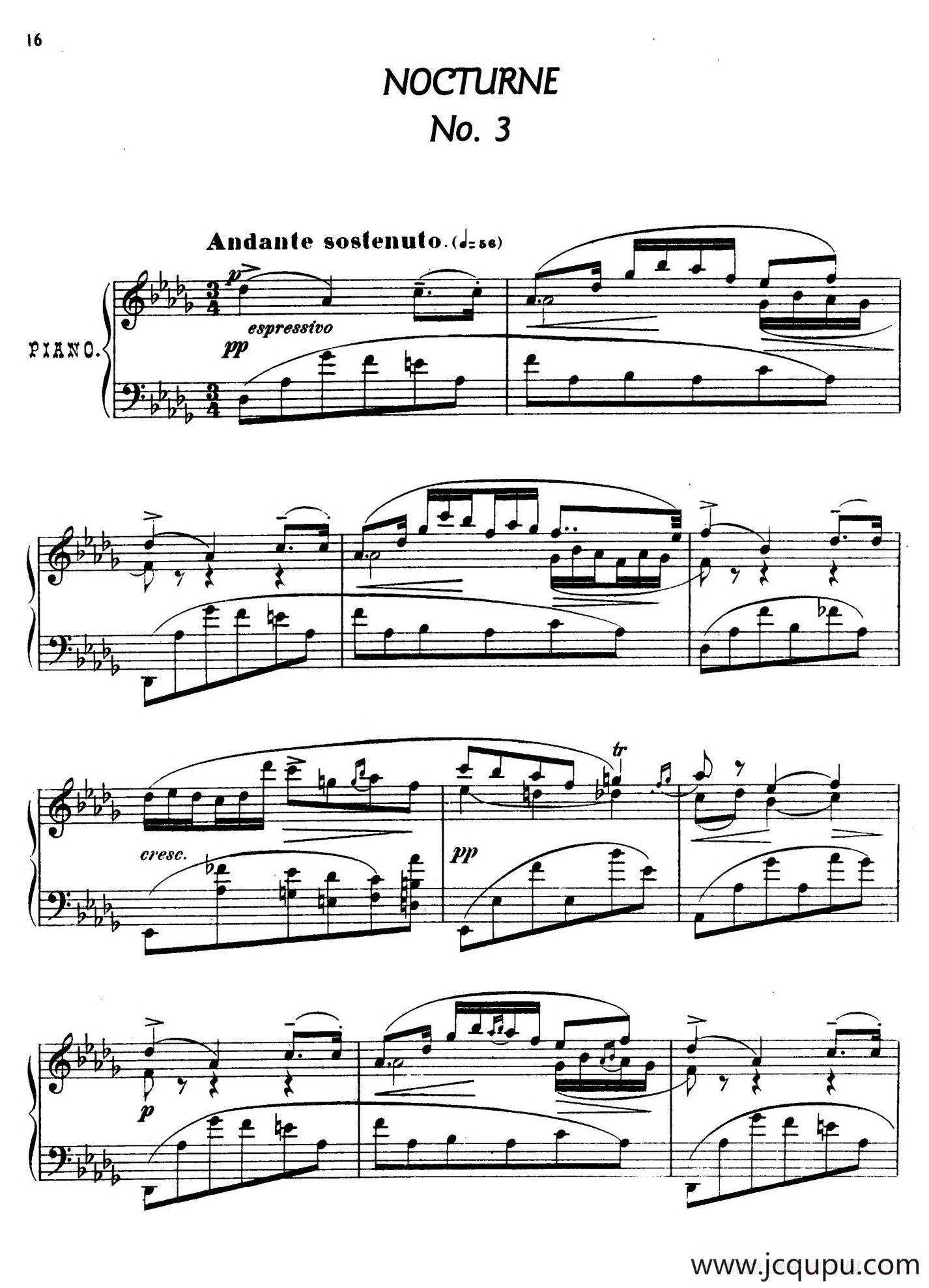 24 Characteristic Pieces Op.36（24首性格小品·3）简谱