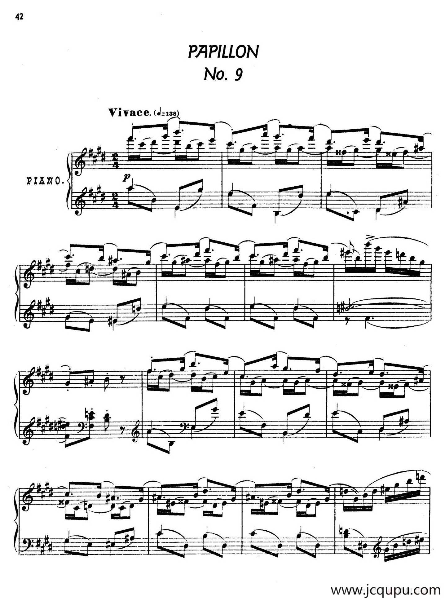 24 Characteristic Pieces Op.36（24首性格小品·9）简谱