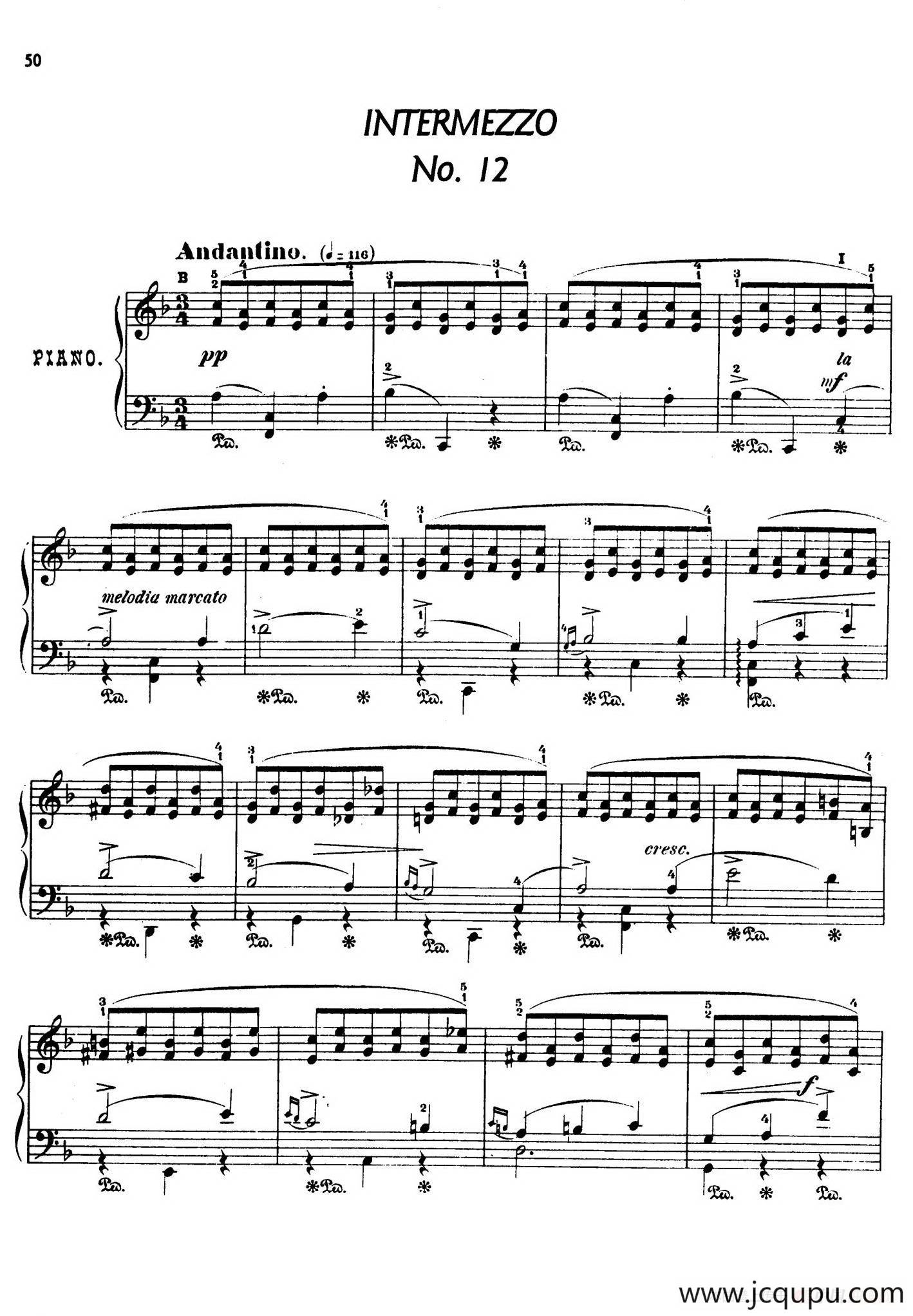 24 Characteristic Pieces Op.36（24首性格小品·11）简谱