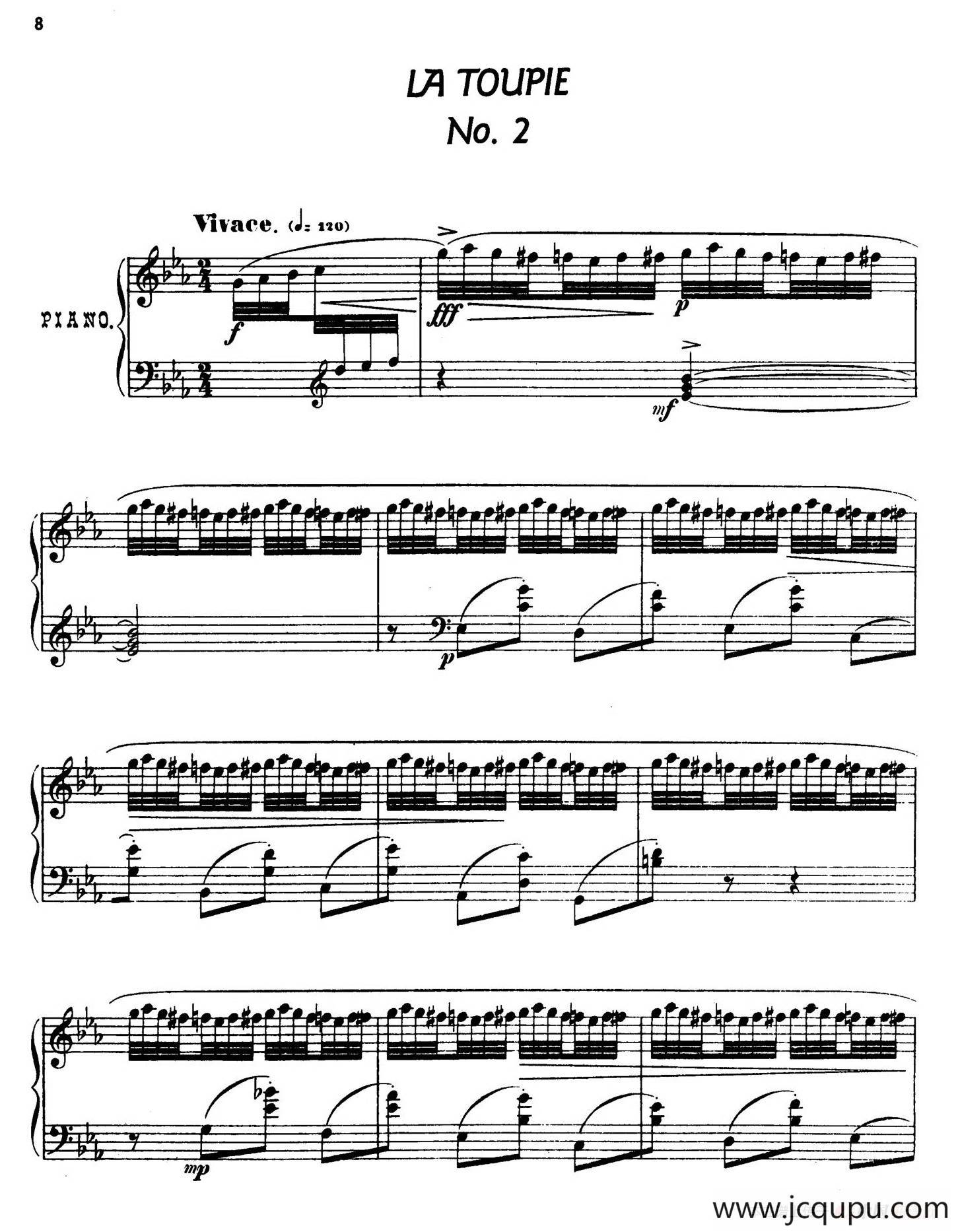 24 Characteristic Pieces Op.36（24首性格小品·2）简谱