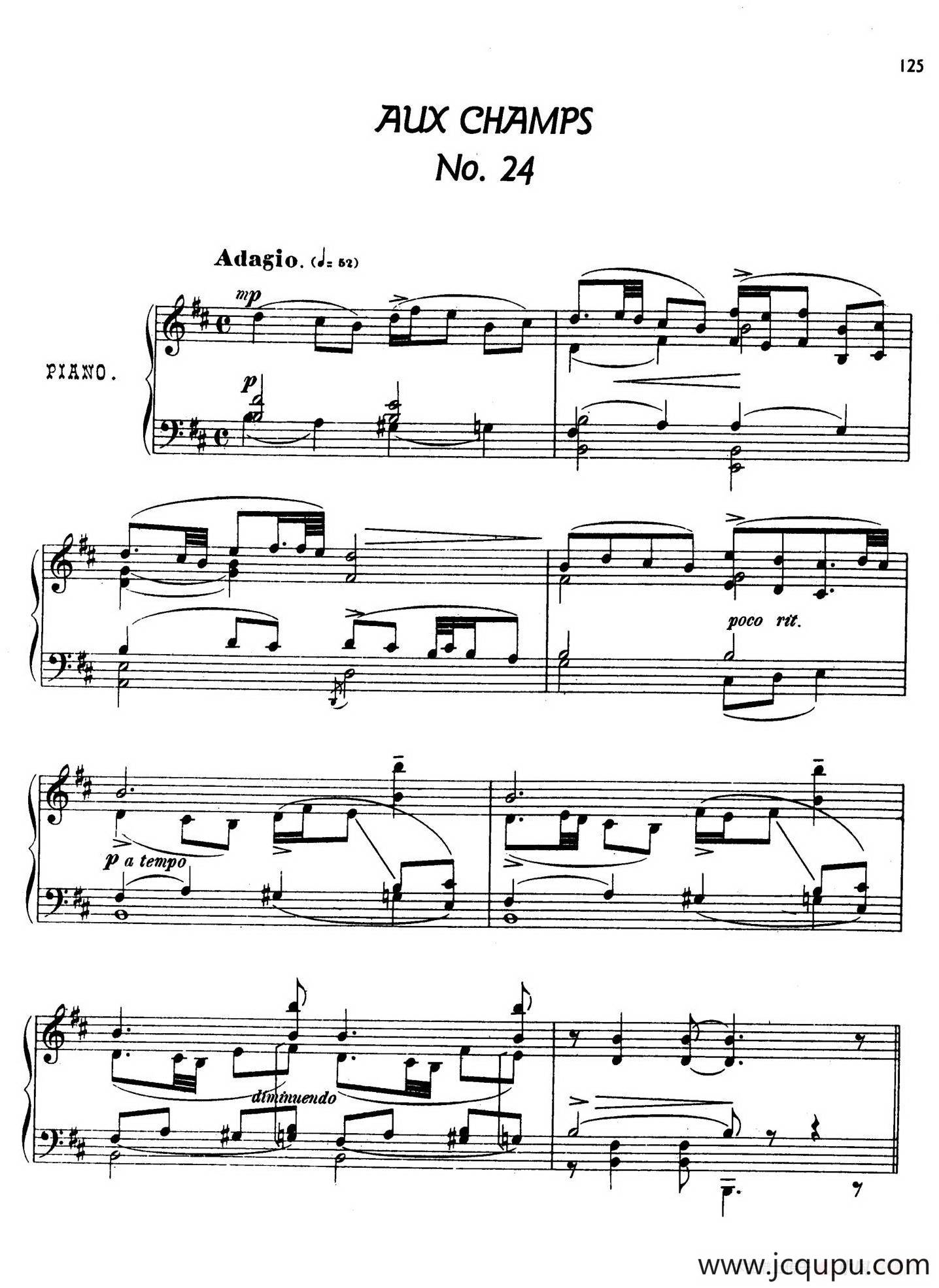 24 Characteristic Pieces Op.36（24首性格小品·24）简谱