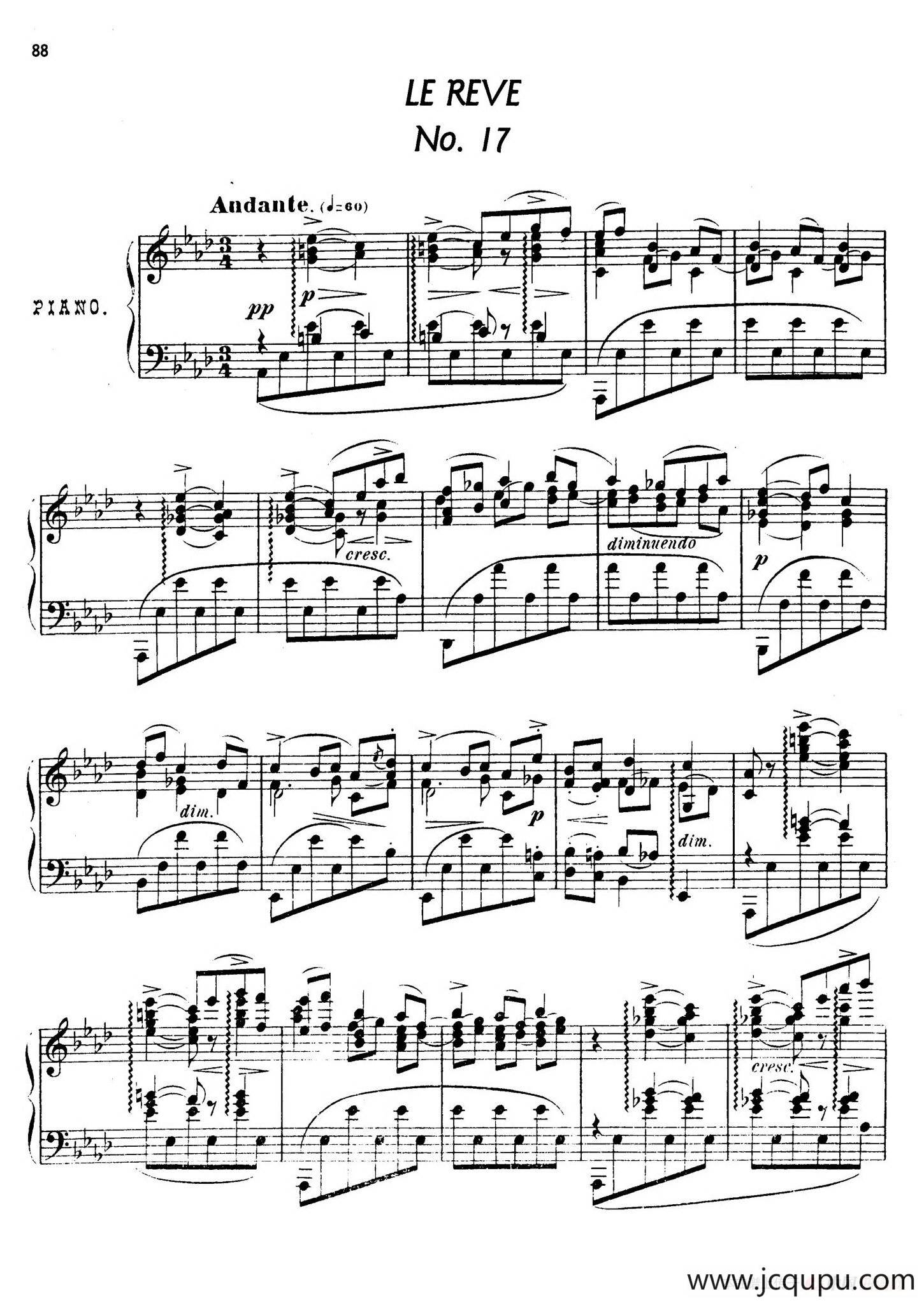 24 Characteristic Pieces Op.36（24首性格小品·17）简谱