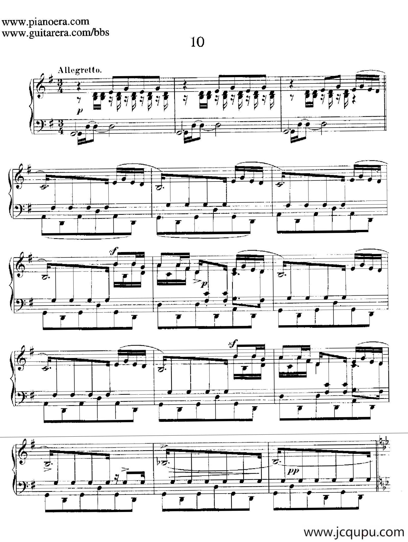 12 Spanish Danses Op.37（12首西班牙舞曲·10）简谱
