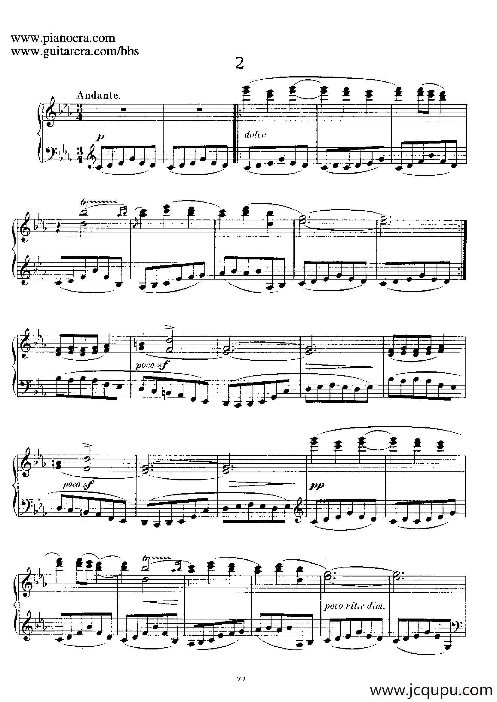 12 Spanish Danses Op.37（12首西班牙舞曲·2）简谱