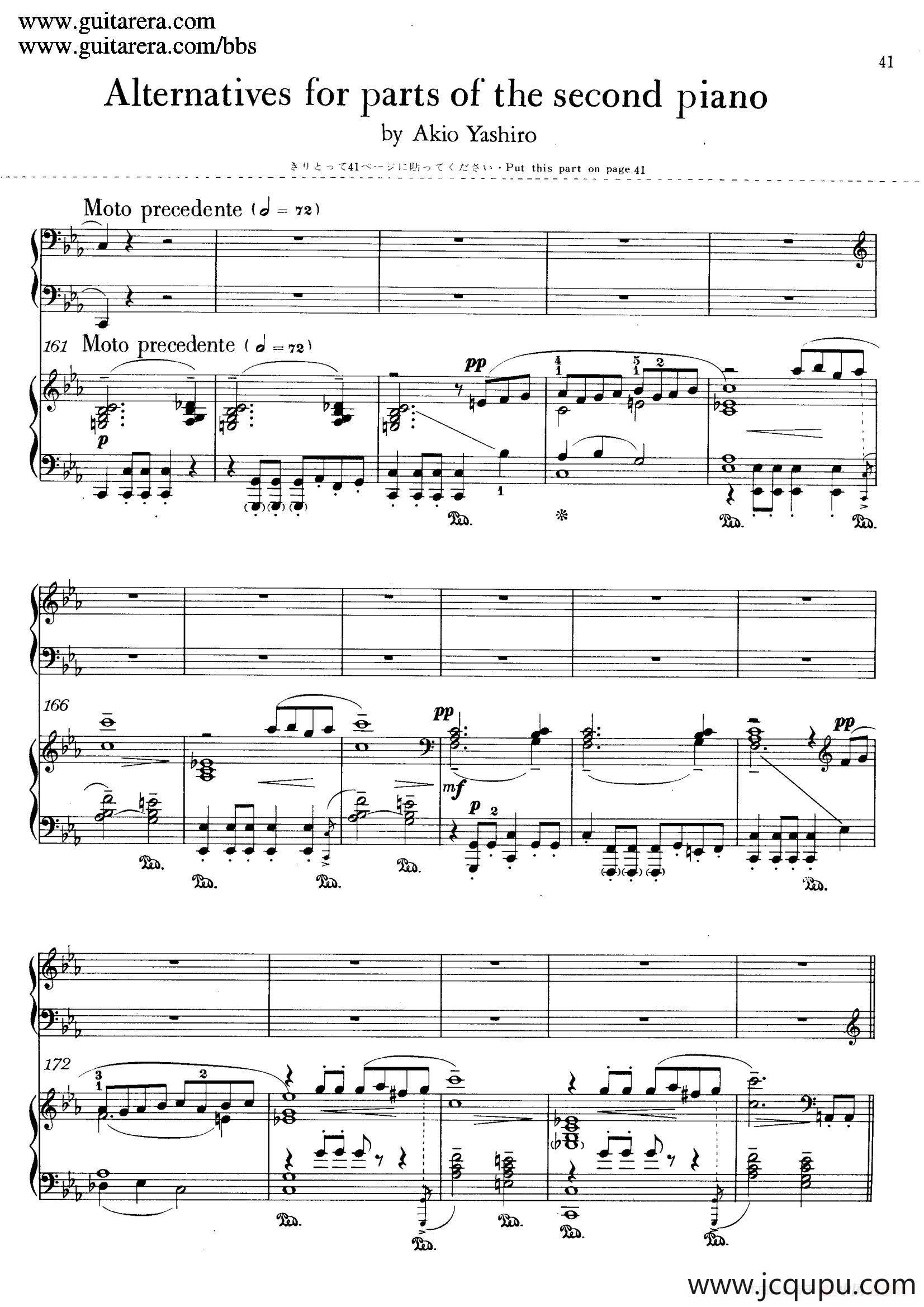 c小调第二钢琴协奏曲 Op.18（By Akio Yashiro）简谱