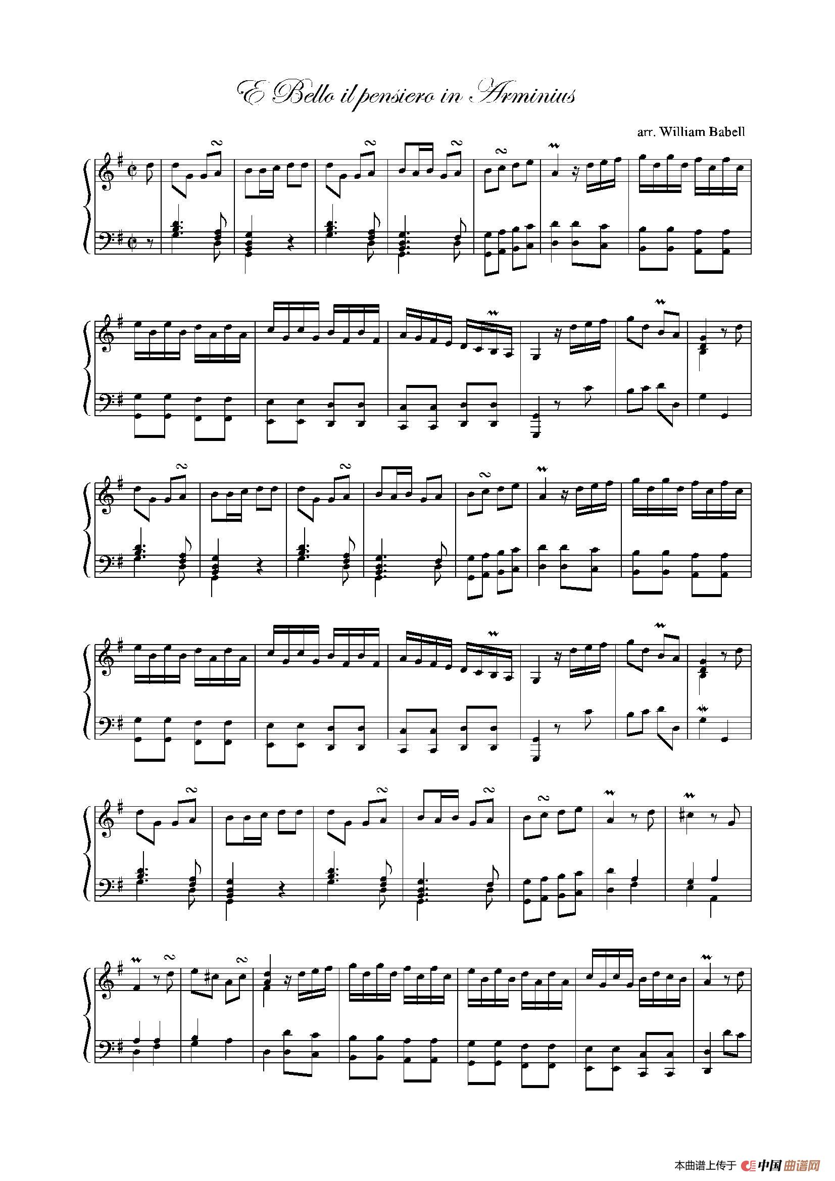 Arminius简谱