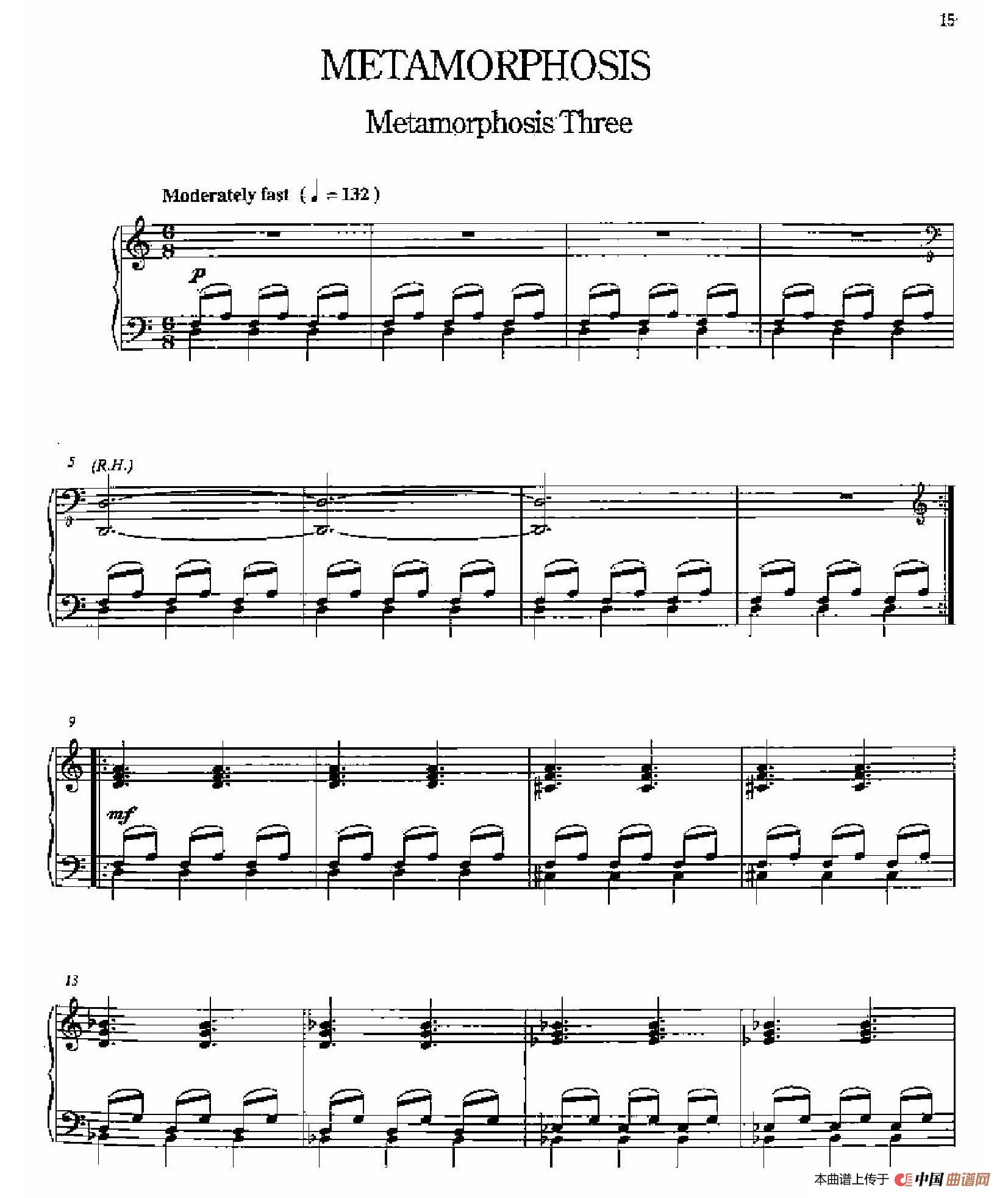 Metamorphosis（变形·3）简谱