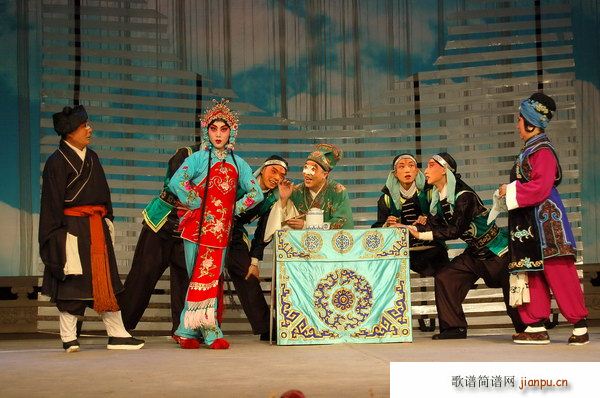 铁弓缘 闻将军遭横祸回肠千转 对唱简谱