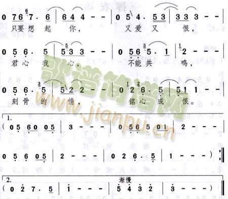 君心我心２简谱