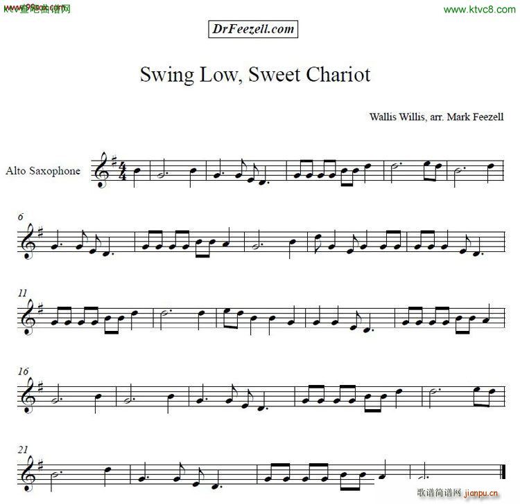 Swing Low Sweet Chario 甜蜜马车简谱