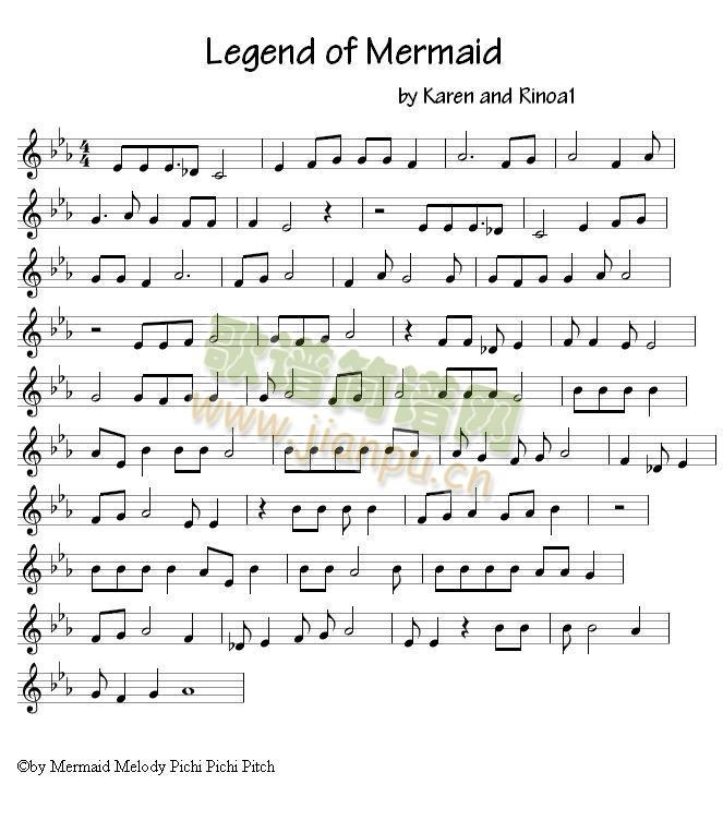 七海的旋律简谱