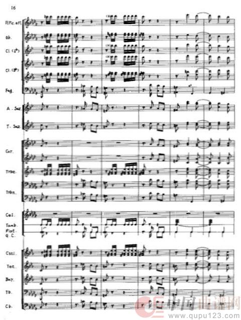 光荣的凯旋16-22简谱