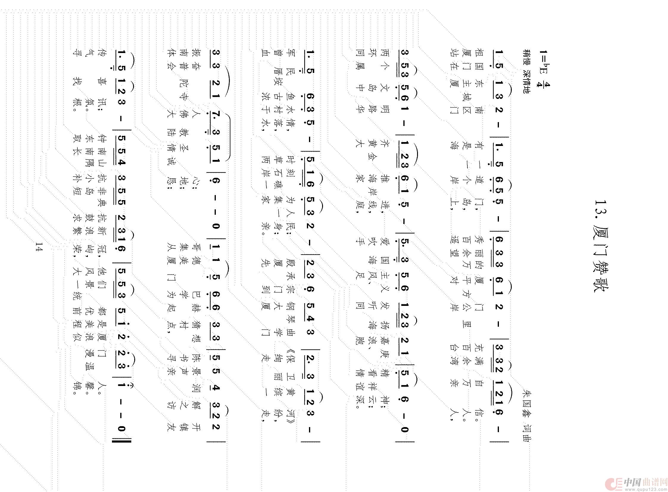 江苏城市名寓意简谱